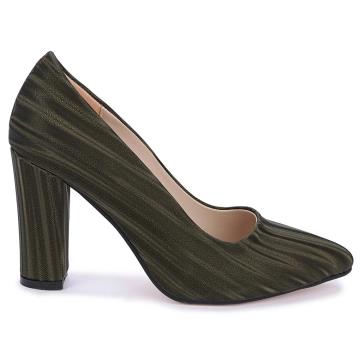  کفش زنانه  پاشنه دار 9 سانتي متري استايلتو AYAKLAND  سبز