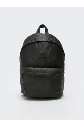 کوله پشتي زنانه چاپ شده با برچسب مشکي lcw