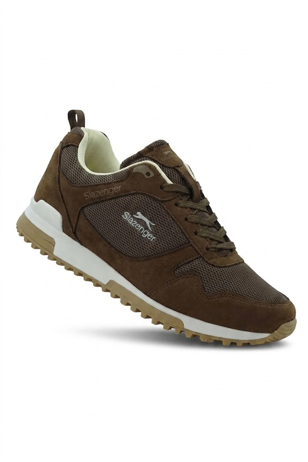 کفش کتاني راحت طوسي سرمه‌اي آزز مدل Ice Unisex برند Slazenger قهوه اي