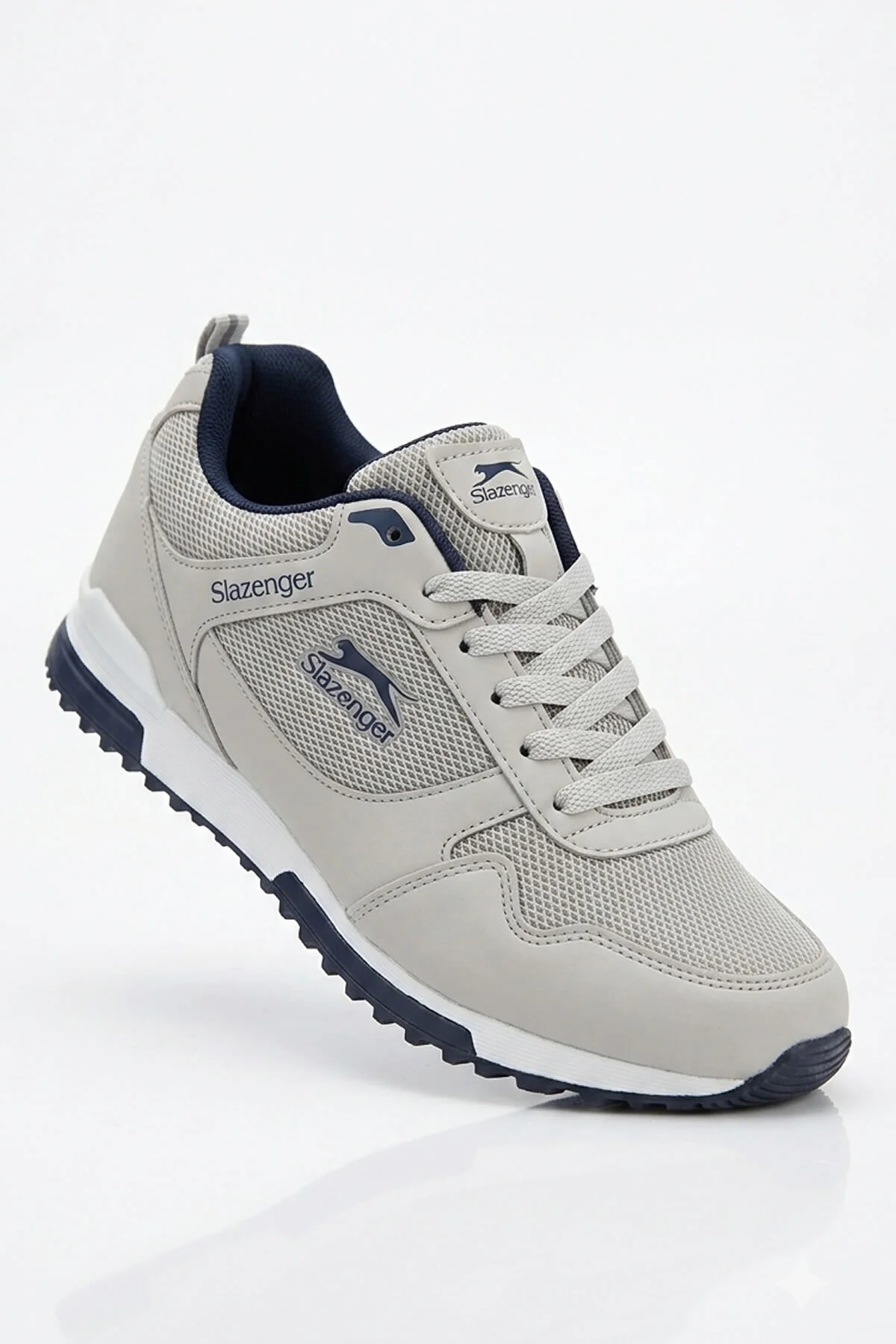 کفش کتاني راحت طوسي سرمه‌اي آزز مدل Ice Unisex برند Slazenger آبي طوسي