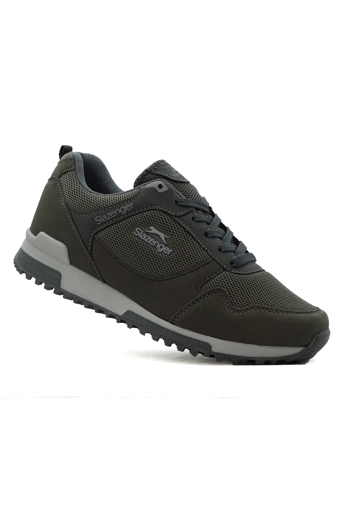کفش کتاني راحت طوسي سرمه‌اي آزز مدل Ice Unisex برند Slazenger خاکستري